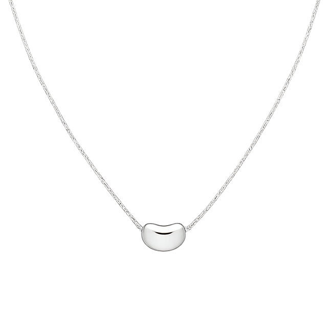Pebble Adjustable Necklace Sterling Silver