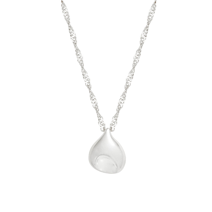 Petite Dimple Silver Necklace