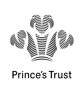 Black and White Logo for the Princes Trust