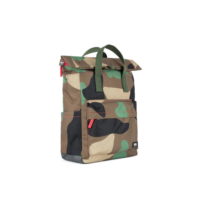 Canfield Medium Backpack in Vintage Camo Canvas