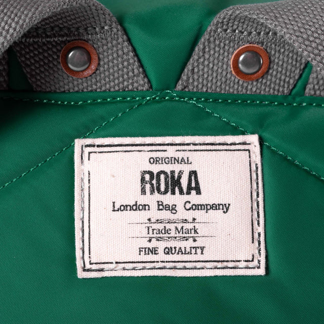 Canfield Medium Backpack in Emerald Nylon
