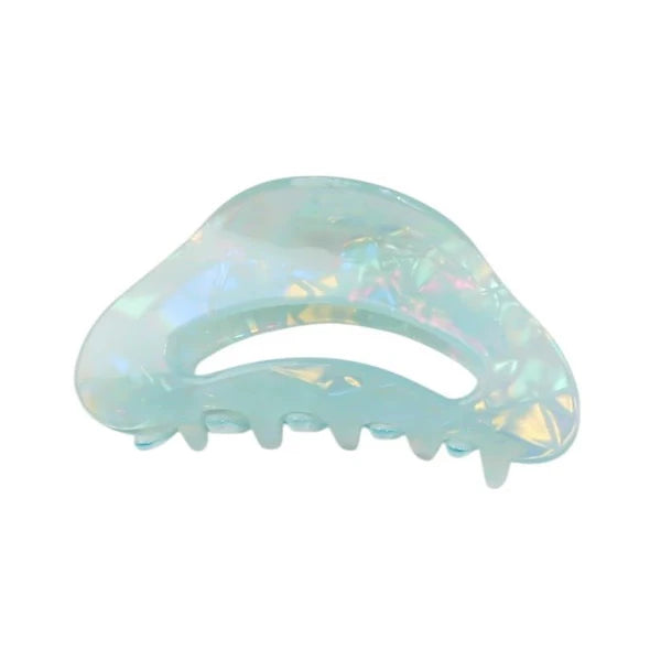 Pearlescent Seafoam Claw Clip