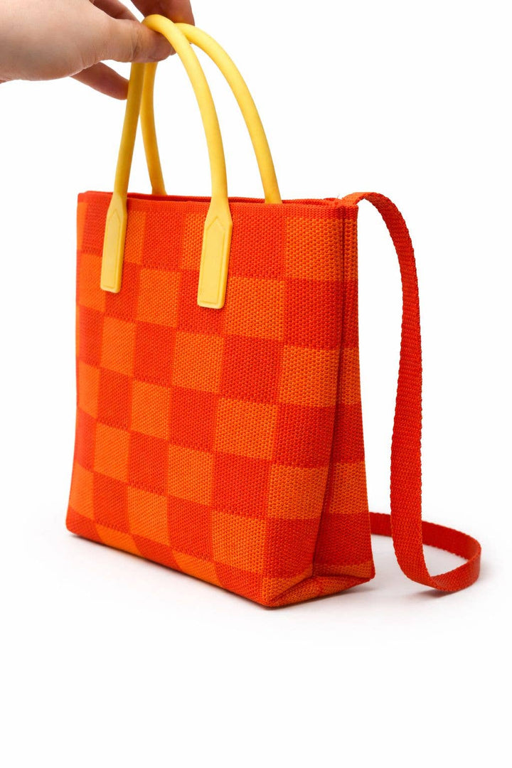 Pixel Check Mini Crossbody
