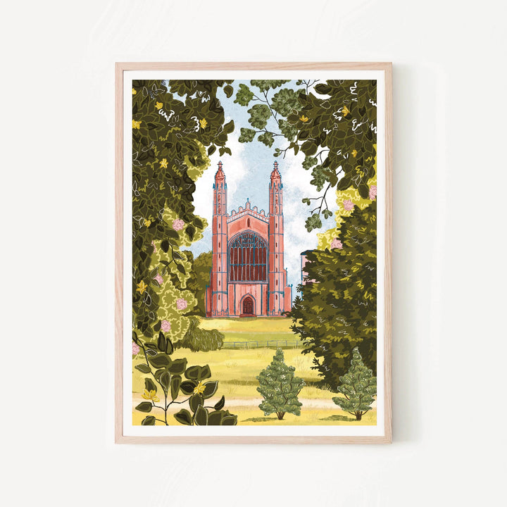 Cambridge England UK Art Print, Kings College Chapel