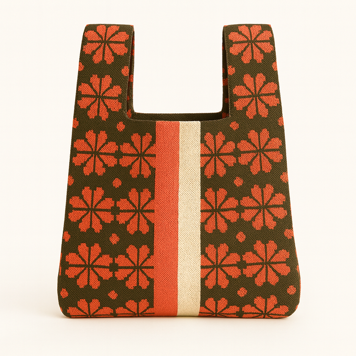 Heritage Bloom - Knitted bag