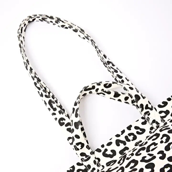 Marylebone Tote Bag in Summer Leopard Cotton Canvas