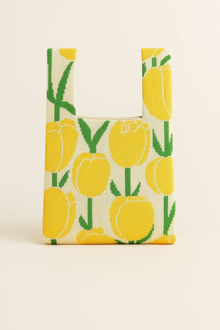 Tulip Daydream -Knitted Bag