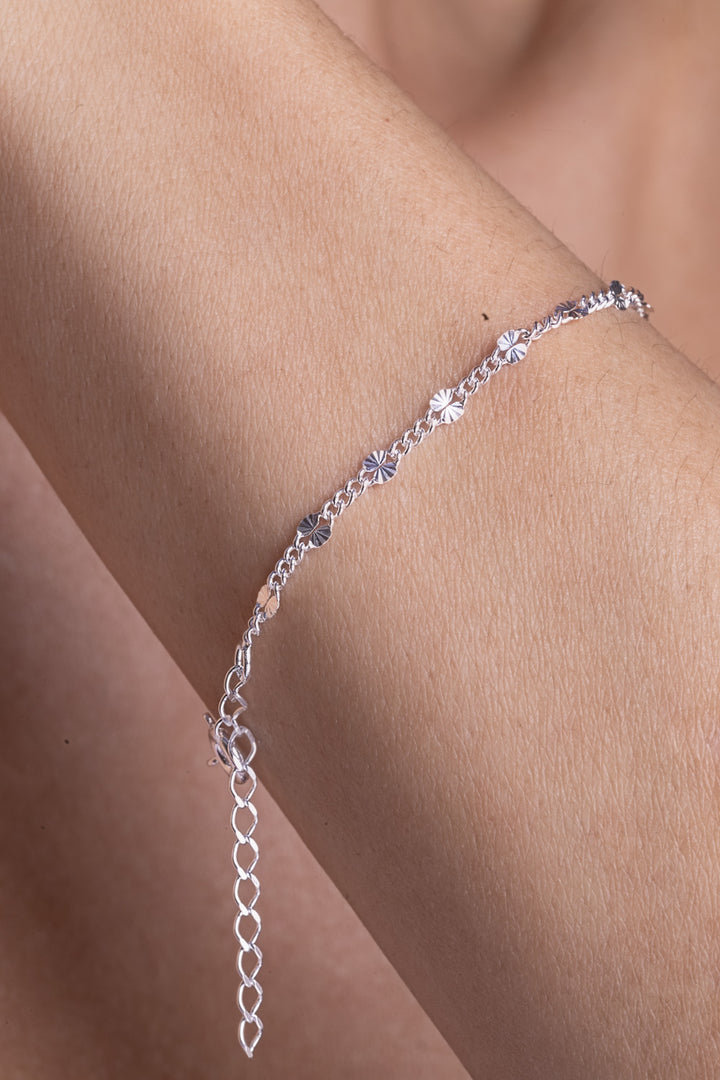 Starburst Silver Bracelet