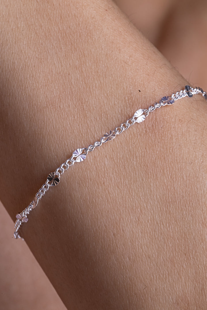 Starburst Silver Bracelet