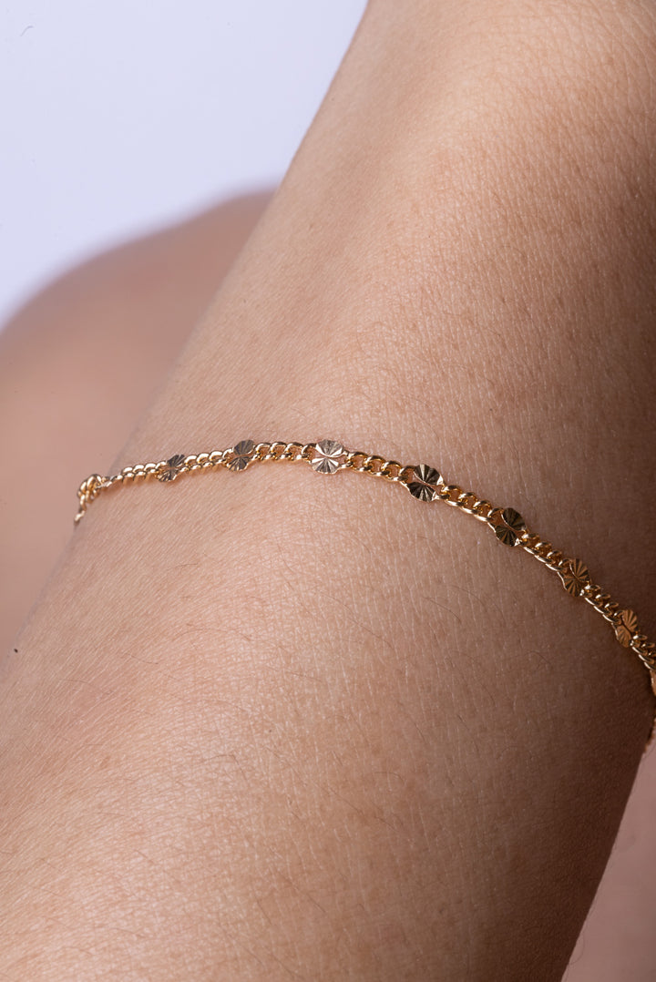 Starburst Gold Bracelet