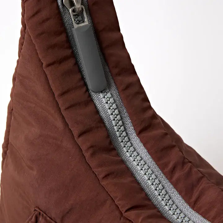 Belsize Handbag in Chocolate Taslon