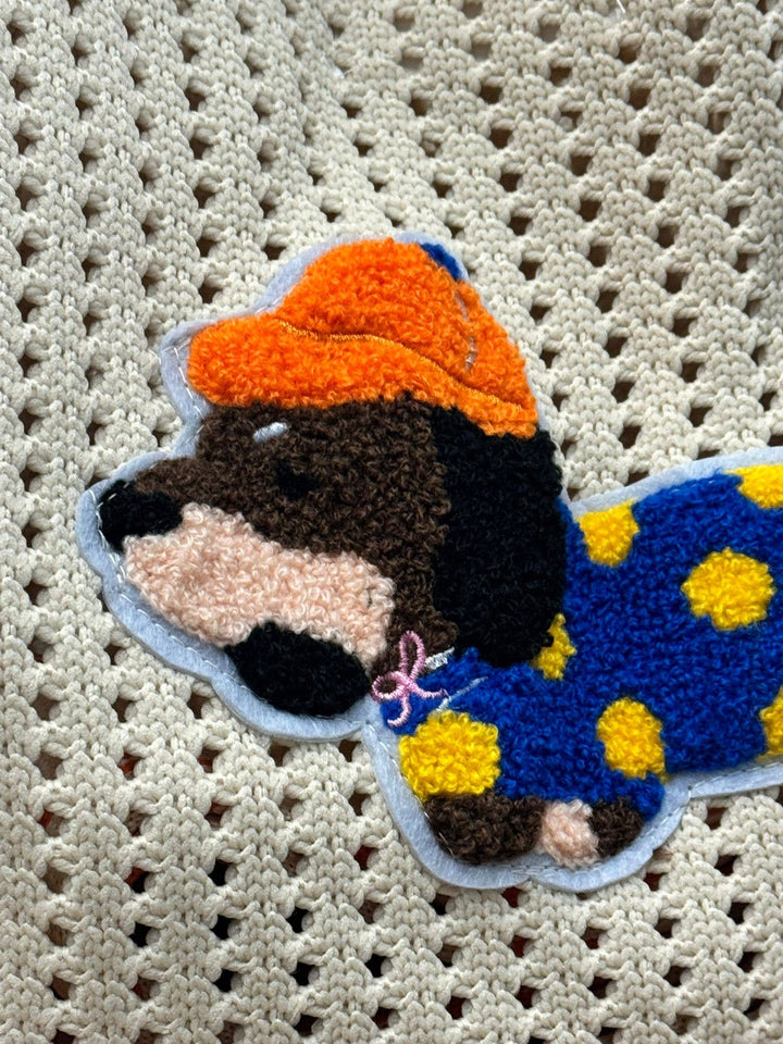 Rain Boots Puppy - Knitted bag