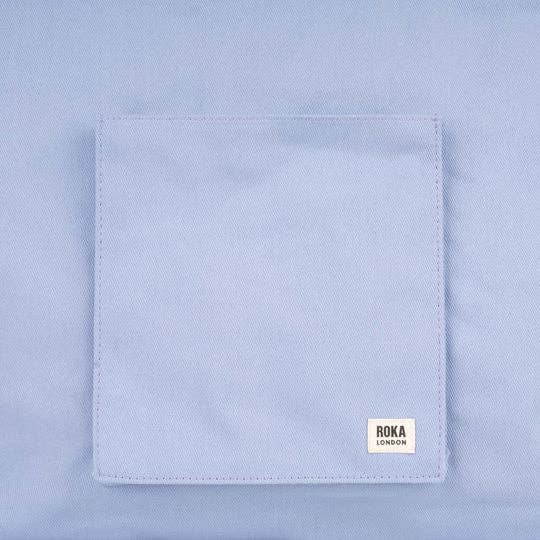Portobello Tote Bag in Periwinkle Cotton