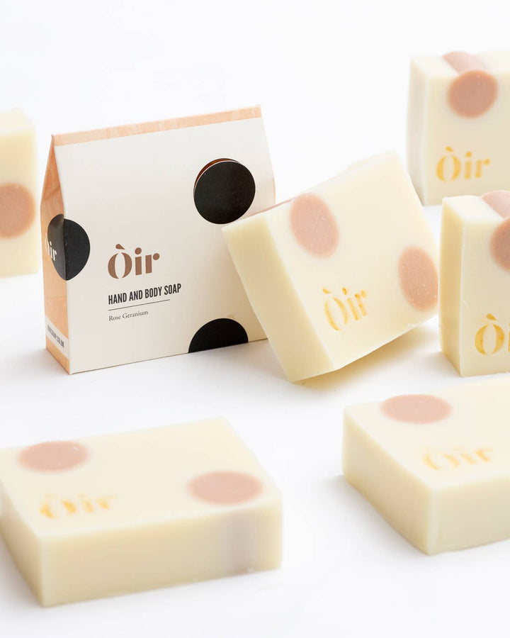 Rose geranium hand and body soap