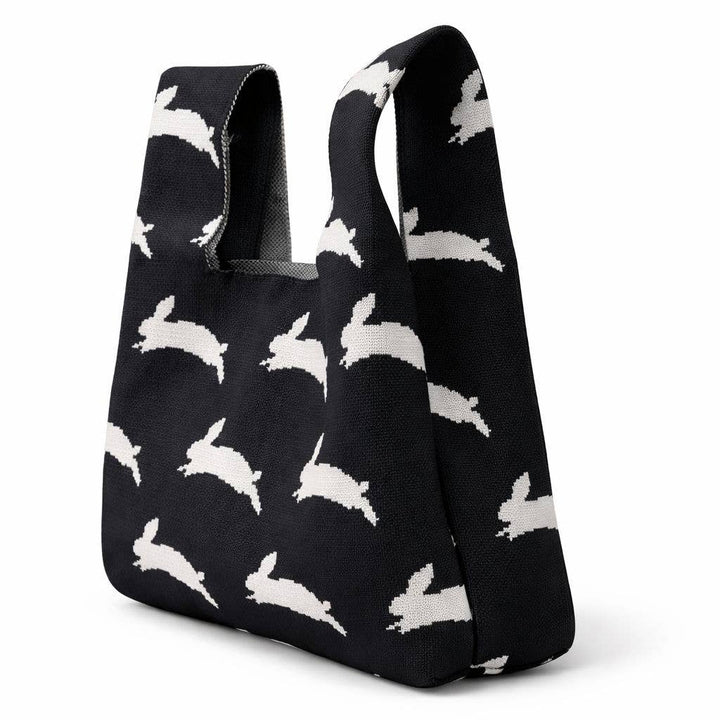 Leaping Rabbit - Knitted Bag