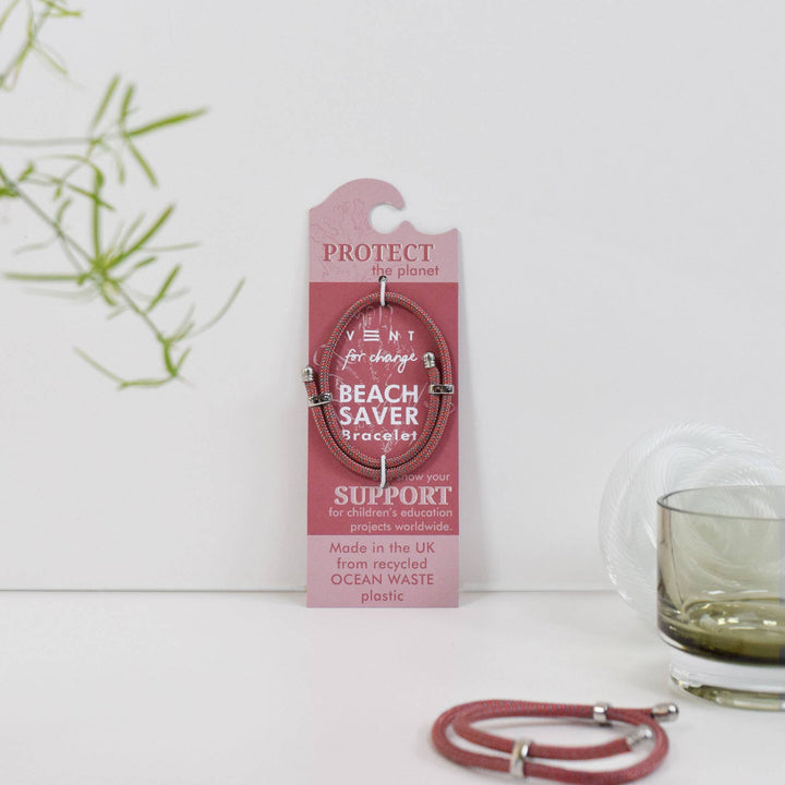 Beach Saver Bracelet - Coral Pink
