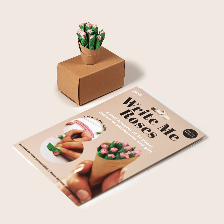 Write Me Roses | Personalised Love Gift | Slide Box Keepsake