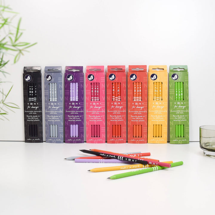 Pencils Pack of 3 recycled - Make a Mark Green