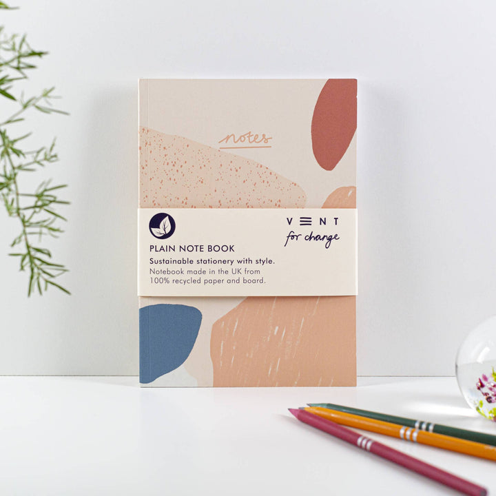 Notebook A5 100% Notes Collection Plain Paper - Coral