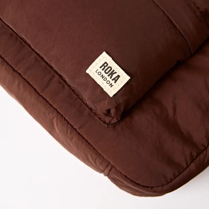 Belsize Handbag in Chocolate Taslon