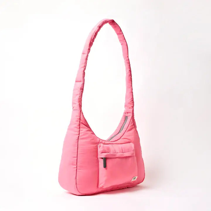 Belsize Crossbody Bag in Pink Lemonade Taslon