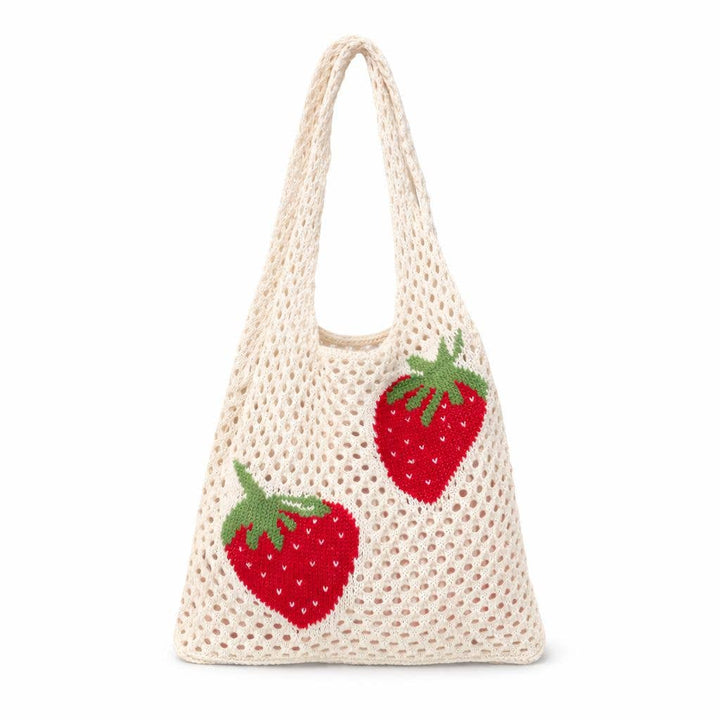 Strawberry Picnic crochet Tote