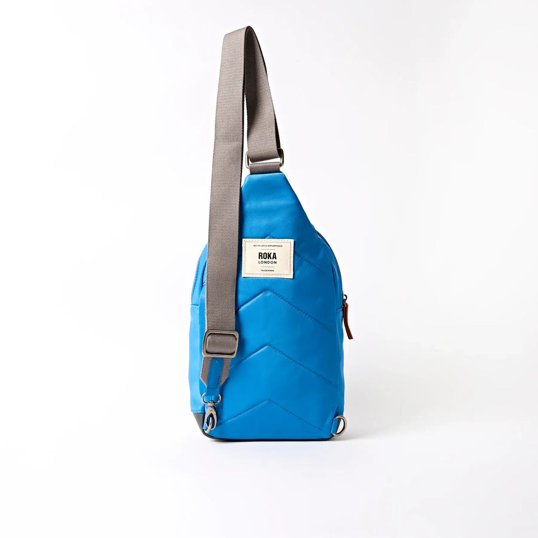 Willesden Sling Bag in Malibu Blue Nylon