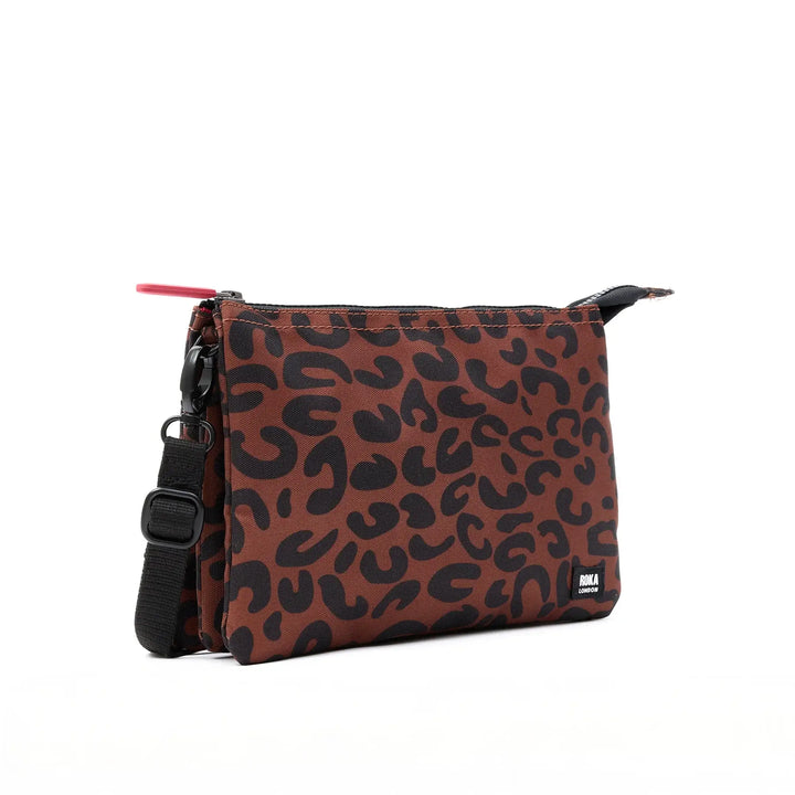 Carnaby Crossbody Bag in Scarlet Leopard Canvas