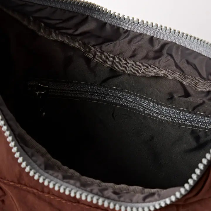 Belsize Handbag in Chocolate Taslon