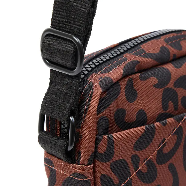 Bond Crossbody Bag in Scarlet Leopard Canvas
