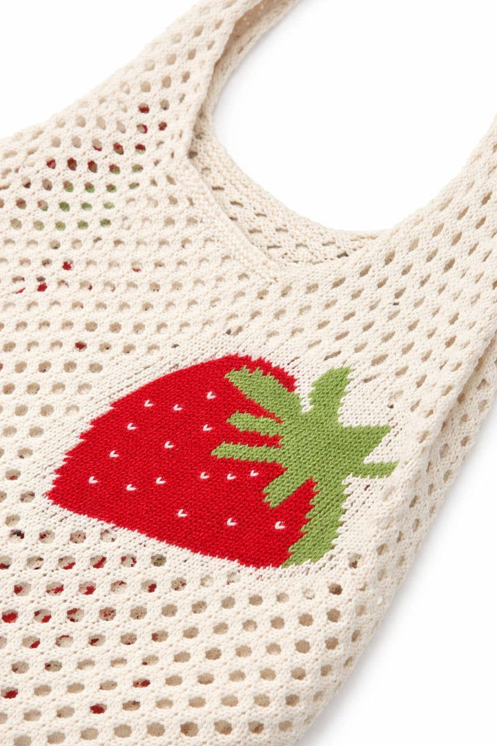 Strawberry Picnic crochet Tote