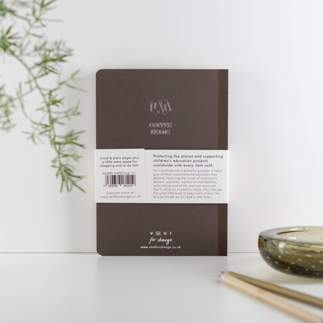 Sucseed A6 Notebook Reclaimed Coffee Beans