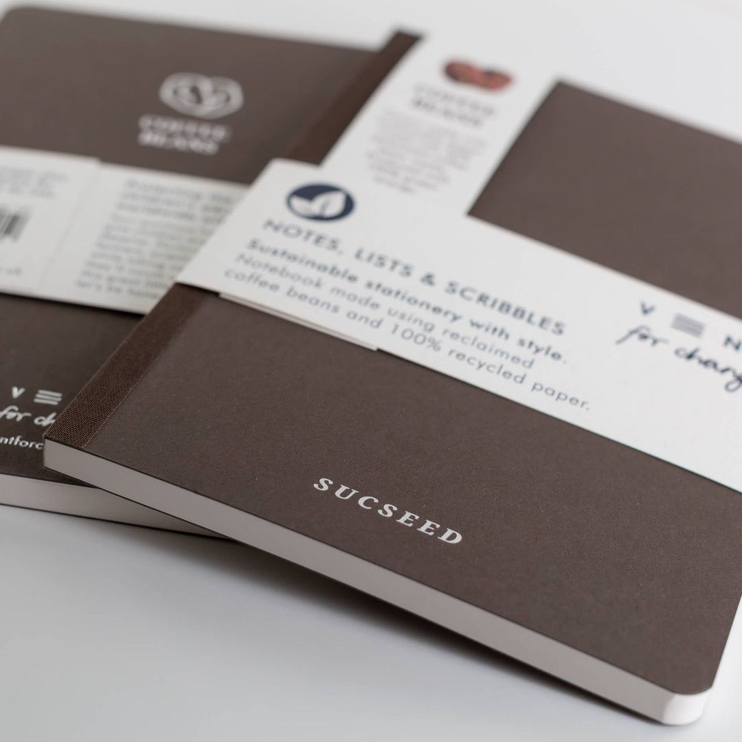 Sucseed A6 Notebook Reclaimed Coffee Beans