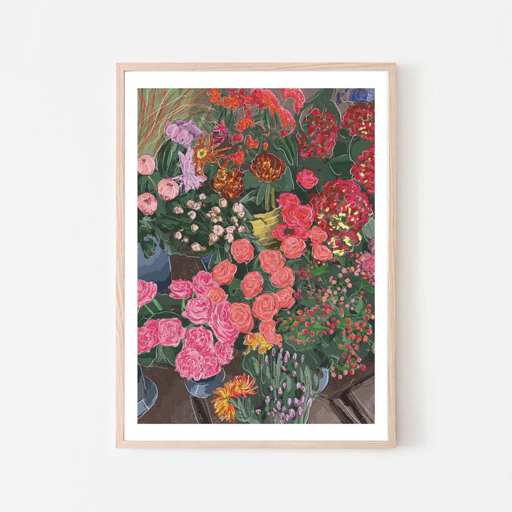 London Flower Shop Art Print - Travel & Wall Art