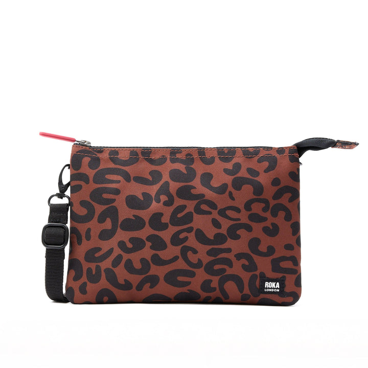 Carnaby Crossbody Bag in Scarlet Leopard Canvas