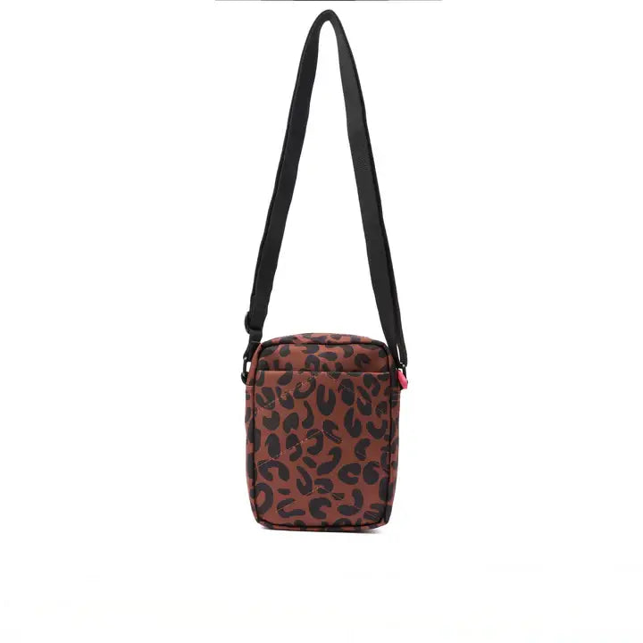 Bond Crossbody Bag in Scarlet Leopard Canvas