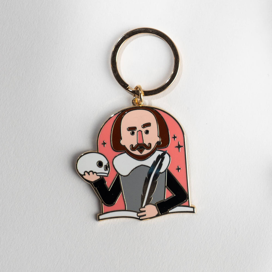 William Shakespeare KeyChain Literary Gift & London Souvenir