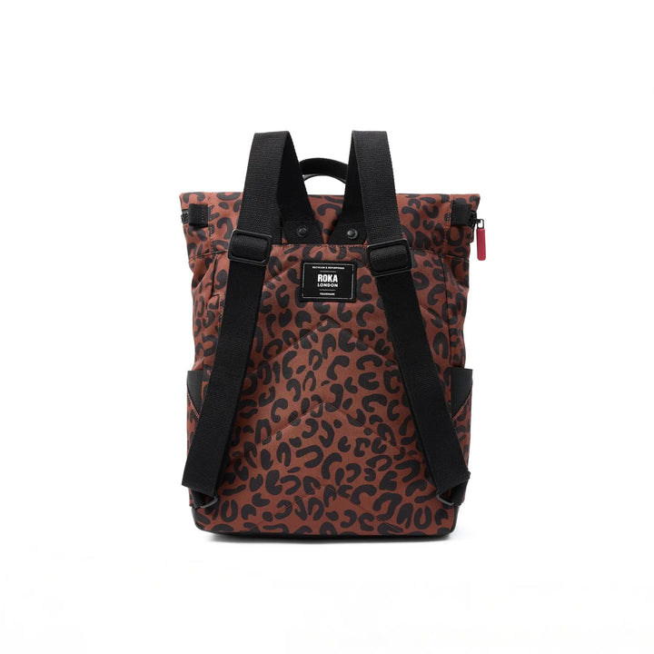 Canfield Backpack in Scarlet Leopard Canvas