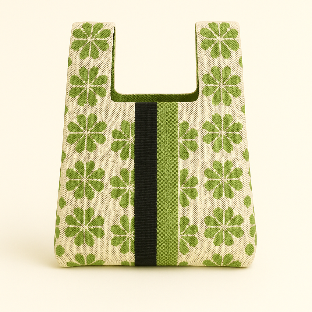 Heritage Bloom - Knitted bag