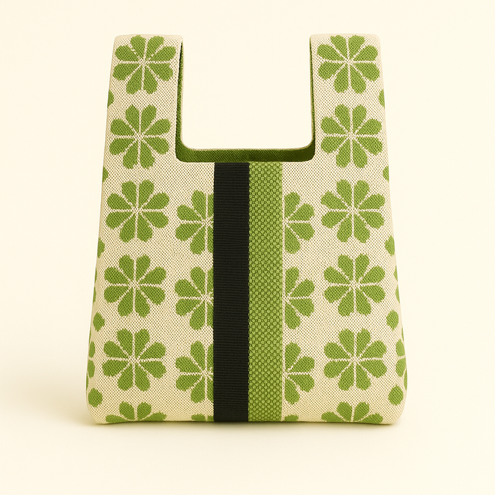 Heritage Bloom - Knitted bag