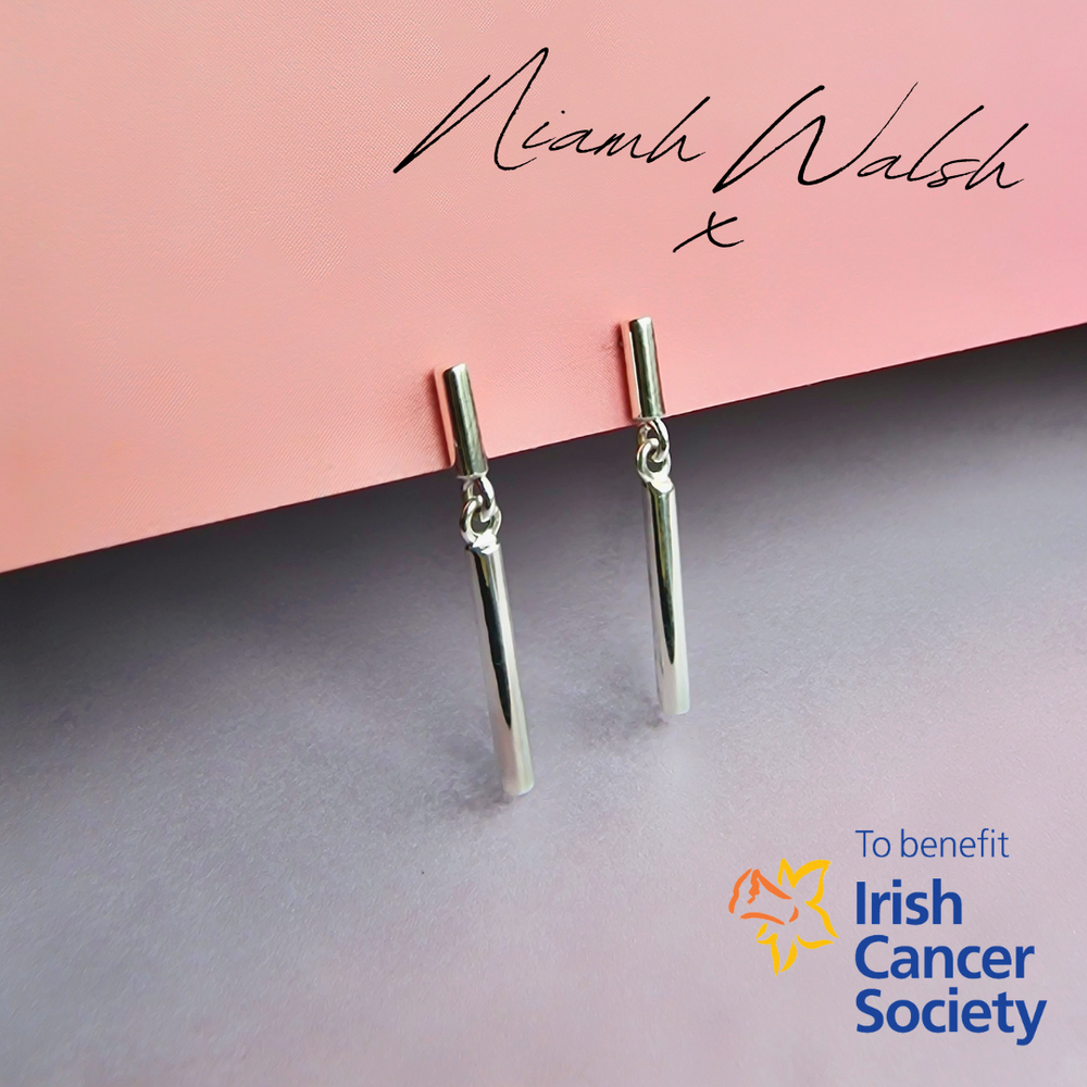 Minimalist Dainty Silver Bar Stud Earrings - Vurchoo Ethical Jewellery