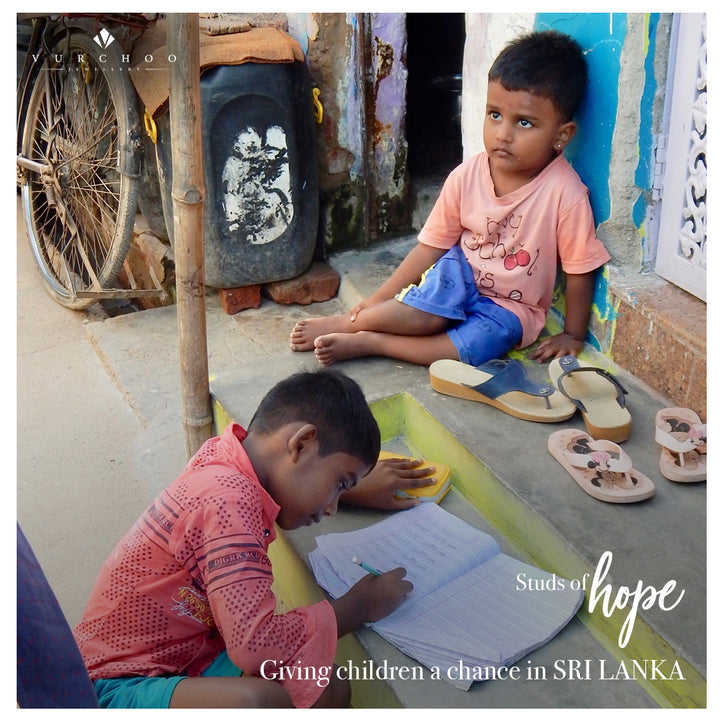 Studs Of Hope Supporting Children In Sri Lanka - Vurchoo Ethical Jewellery
