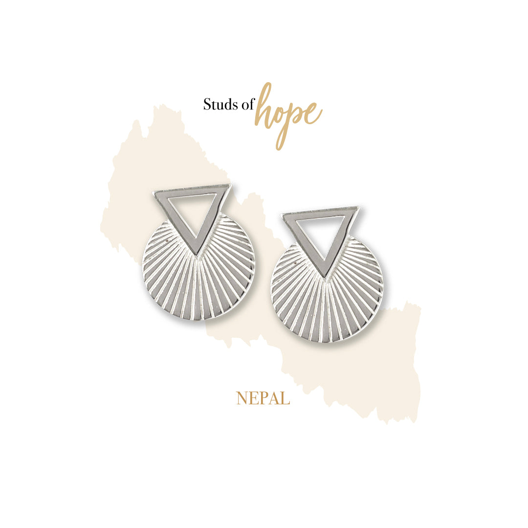Art deco studs sale