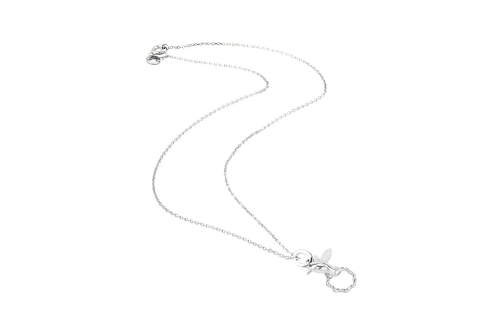 Humming Bird Sterling Silver Chain Necklace