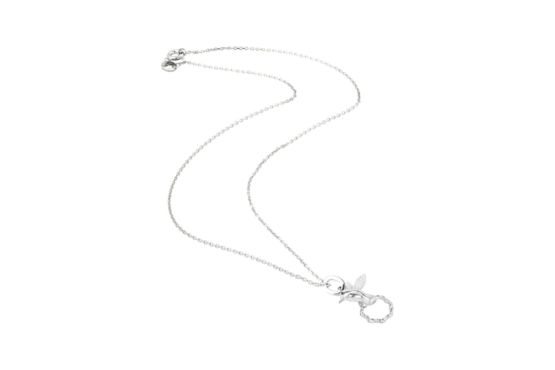Humming Bird Sterling Silver Chain Necklace - Vurchoo Ethical Jewellery