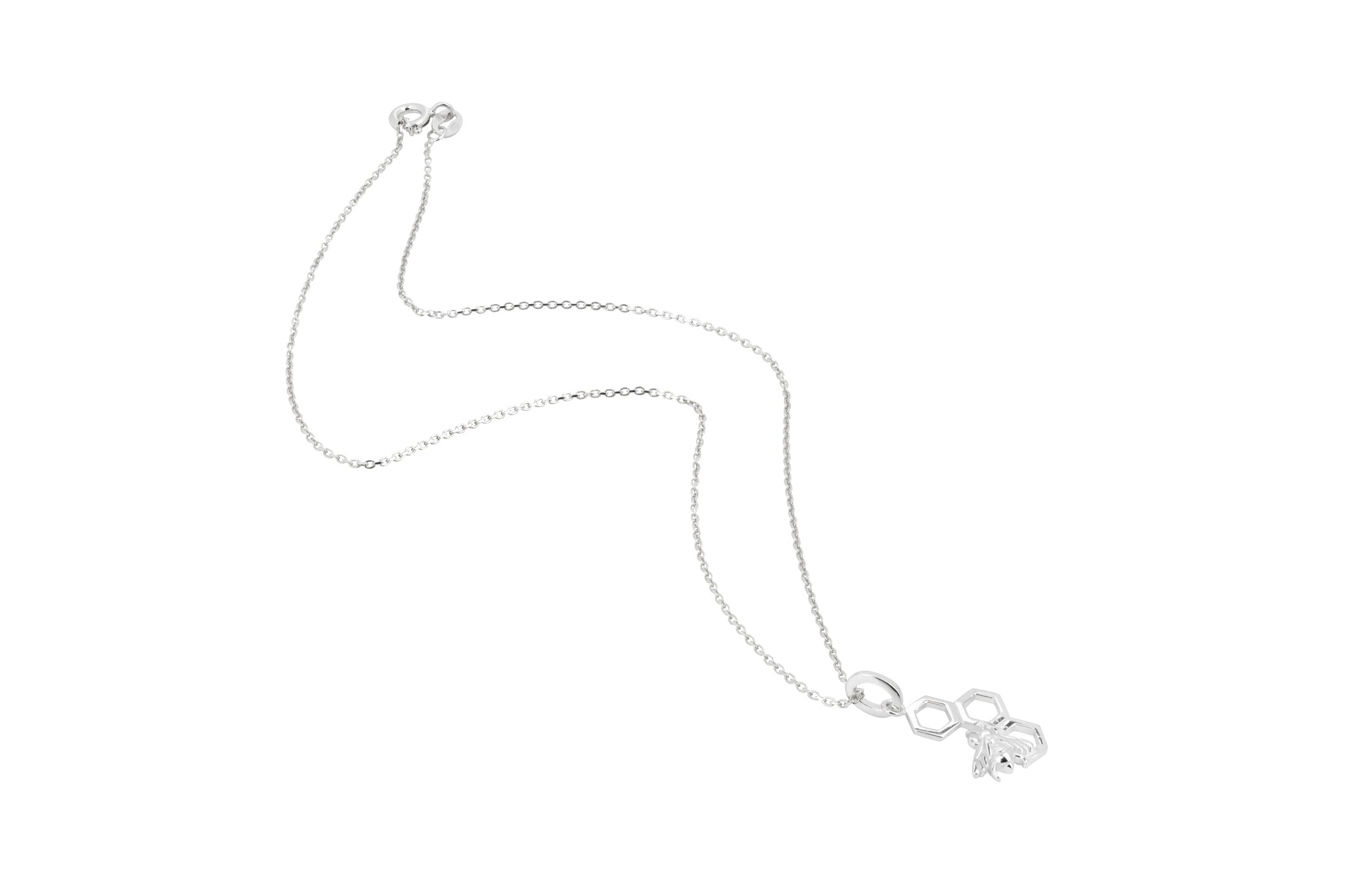Silver Bumblebee Necklace