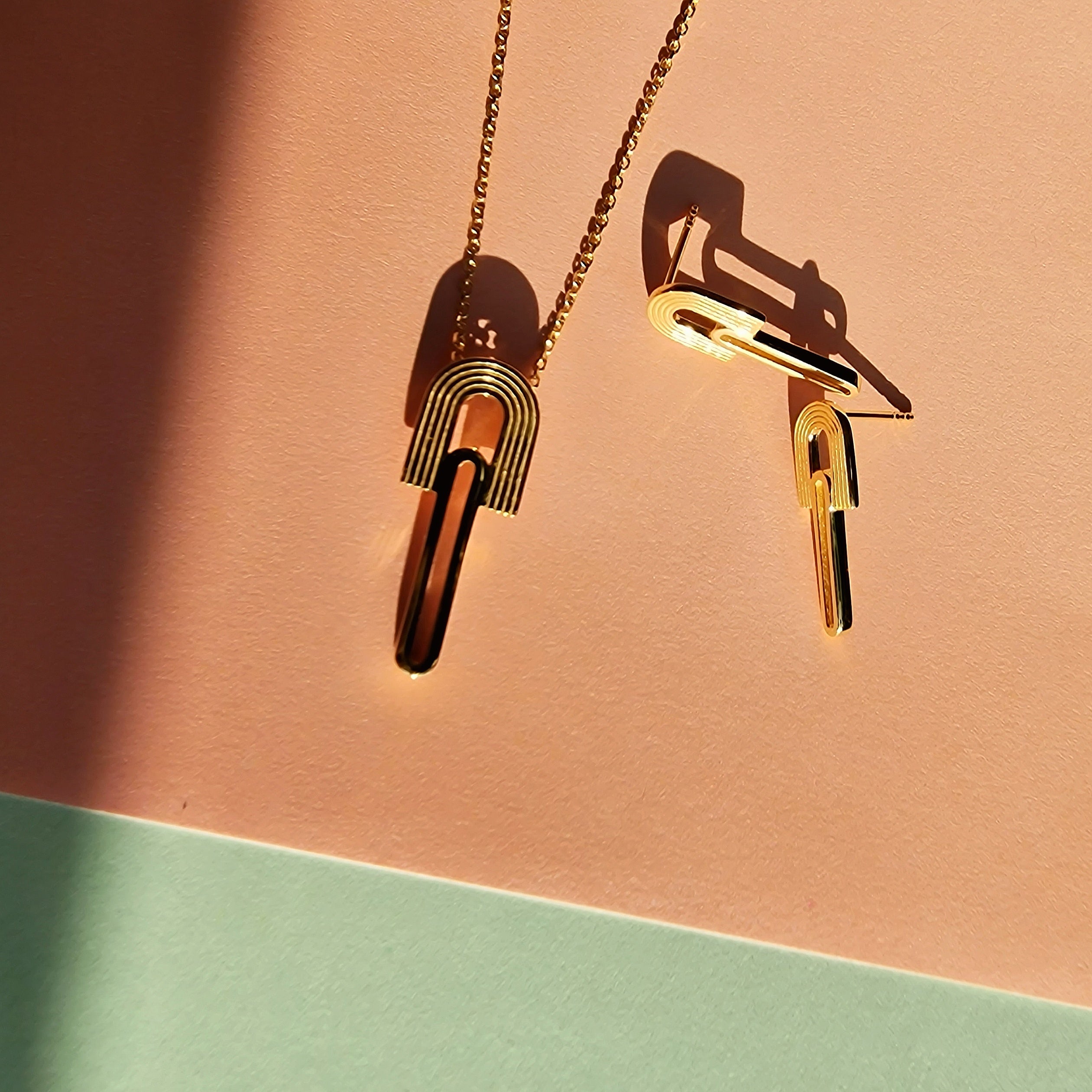Golden Rainbow Necklace
